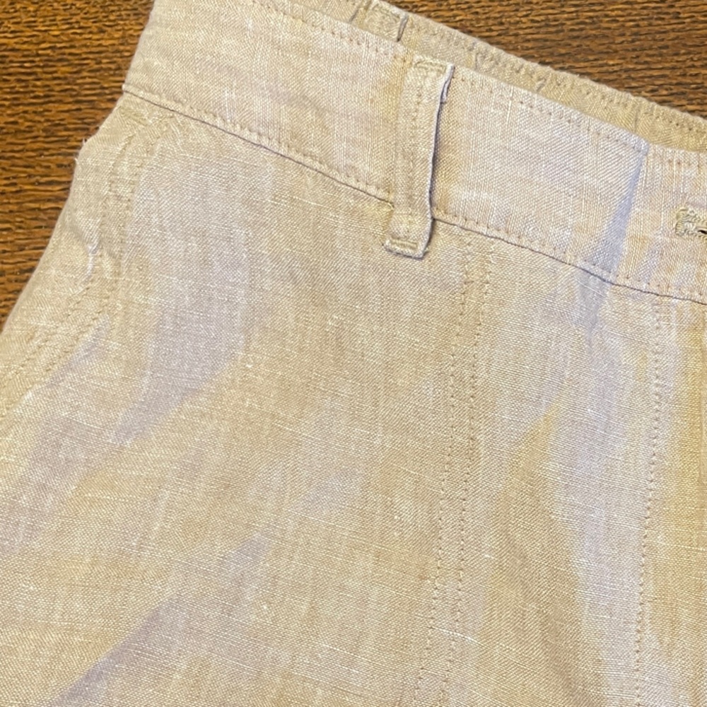 Women’s JJill linen cropped slack - Medium Tall